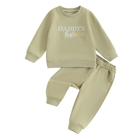 Suealasg Toddler Baby Boys Girls Fall Tracksuit Outfits 6M 1T 2T 3T Kids Long Sleeve Letters Embroidery Sweatshirt Sweatpants 2 Piece Casual Autumn Clothing for Children Girls Boys
Suealasg Toddler Baby Boys Girls Fall Tracksuit Outfits 6M 1T 2T 3T Kids Long Sleeve Letters Embroidery Sweatshirt Sweatpants 2 Piece Casual Autumn Clothing for Children Girls Boys
