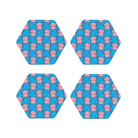 Leather Coasters with Heat-resistant for Drinks Pink Cartoon Cute Axolotl -标题2 Hexagon
Leather Coasters with Heat-resistant for Drinks Pink Cartoon Cute Axolotl -标题2 Hexagon