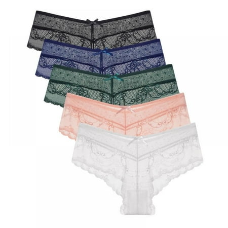 Monfince Women s Underwear Lacy Panties Lace Bikini Hipster Silky Comfy Briefs 5 Packs
Monfince Women s Underwear Lacy Panties Lace Bikini Hipster Silky Comfy Briefs 5 Packs
