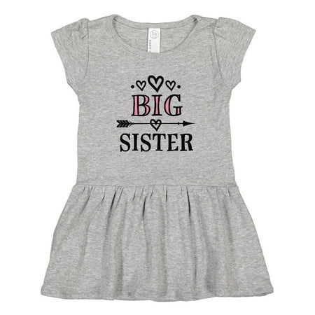 Inktastic Big Sister Announcement Gift Toddler Girl Dress