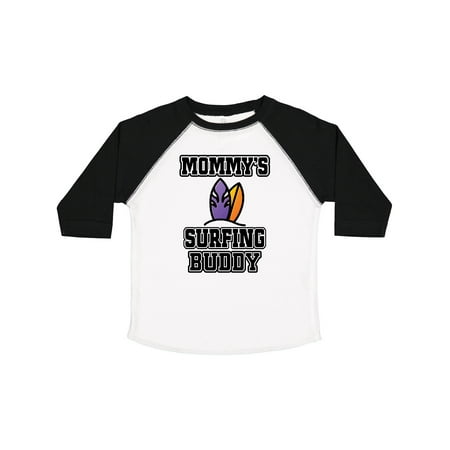Inktastic Mommy Surfing Buddy Surfboard Gift Toddler Boy or Toddler Girl T-Shirt