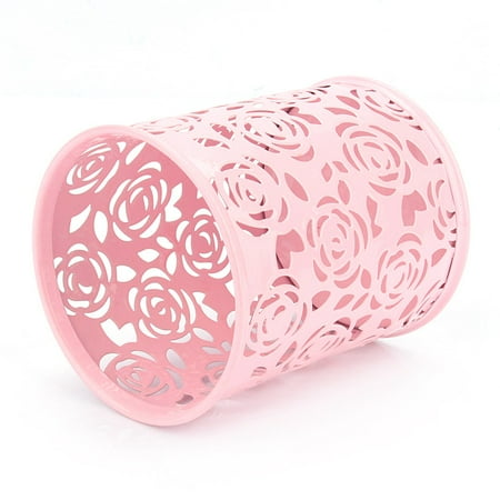 Pen Holder Hollow Pen Holder Pen Office Desk Hollow Rose Flower Pattern Pen Pencil Pot Holder Container Pink
Pen Holder Hollow Pen Holder Pen Office Desk Hollow Rose Flower Pattern Pen Pencil Pot Holder Container Pink