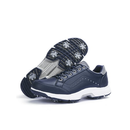 SIMANLAN Mens Walking Shoes Lace Up Golf With Spike Sneakers Outdoor Casual Training Professional Deep Blue US 7
SIMANLAN Mens Walking Shoes Lace Up Golf With Spike Sneakers Outdoor Casual Training Professional Deep Blue US 7