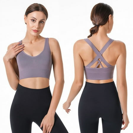 HHei_K Seamless Underwear For Women Women s Cross Back Bra Shock-proof Gathering Fitness Yoga Vest Sports Underwear
HHei_K Seamless Underwear For Women Women s Cross Back Bra Shock-proof Gathering Fitness Yoga Vest Sports Underwear