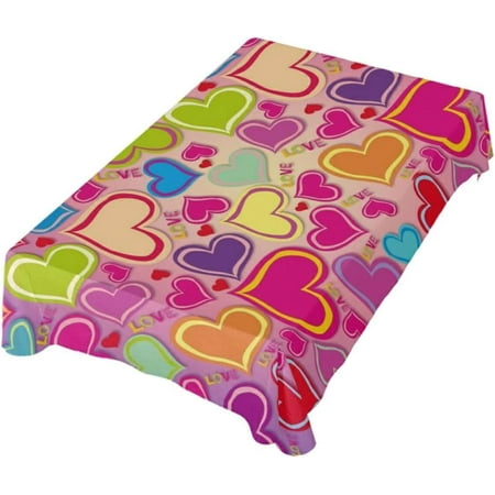 Hyjoy Rectangle Table Cloth Lovely Hearts for Valentine s Day Tablecloth Waterproof Anti-Shrink Soft and Wrinkle Resistant Decorative Fabric Table Cover for Outdoor Picnic/Kitchen Dining 60x90In
Hyjoy Rectangle Table Cloth Lovely Hearts for Valentine s Day Tablecloth Waterproof Anti-Shrink Soft and Wrinkle Resistant Decorative Fabric Table Cover for Outdoor Picnic/Kitchen Dining 60x90In