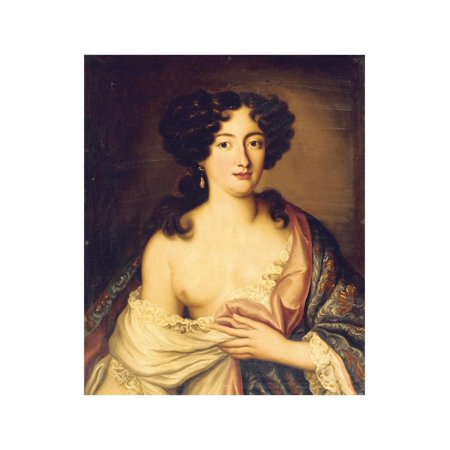 Portrait of Marie Mancini Print Wall Art By Pierre Mignard