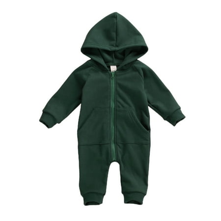 Musuos Newborn Baby Long Sleeve Romper Solid Color Long Pants Zipper Hooded Jumpsuit
Musuos Newborn Baby Long Sleeve Romper Solid Color Long Pants Zipper Hooded Jumpsuit