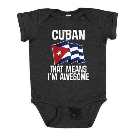 Inktastic Cuban Pride Cuba Flag Gift Baby Boy or Baby Girl Bodysuit