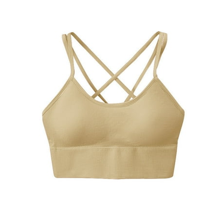 UHUYA Womens Comfort Seamless Sports Bra Wirefree Yoga Bra With Removable Pads Beige L US:8
UHUYA Womens Comfort Seamless Sports Bra Wirefree Yoga Bra With Removable Pads Beige L US:8