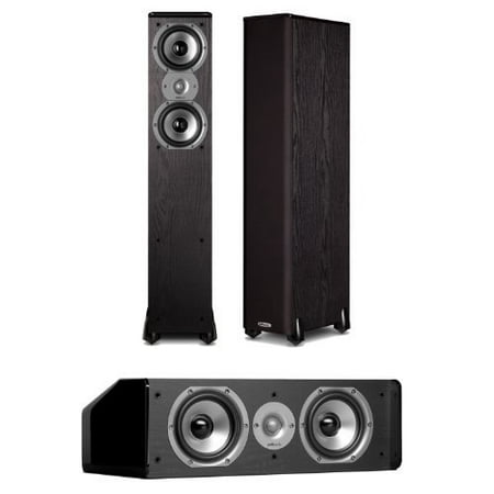 Polk Audio TSi300 FloorStanding Speakers (Pair) Plus A Polk Audio CS10 Center Channel Speaker