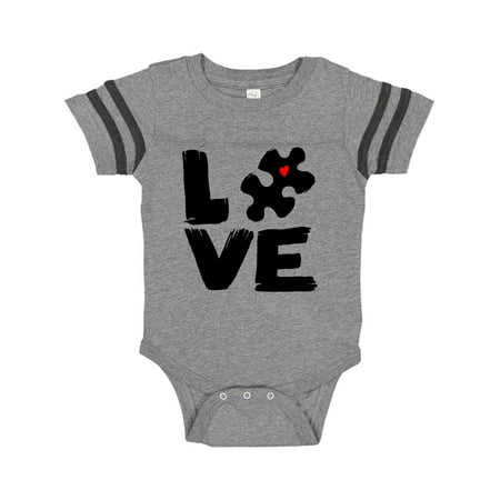 Inktastic Autism Awareness Puzzle of Love Gift Baby Boy or Baby Girl Bodysuit