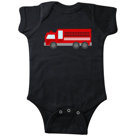 Inktastic Fire Truck (Red) Gift Baby Boy or Baby Girl Bodysuit