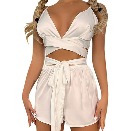 fvwitlyh Silk Pajama Pants Fashion Satin Strap Underwear Uniforms Underwear Nightdress Sets Long Silk Pajamas for Women
fvwitlyh Silk Pajama Pants Fashion Satin Strap Underwear Uniforms Underwear Nightdress Sets Long Silk Pajamas for Women
