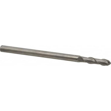 Accupro 3/8 Diam 1-1/2 LOC 2 Flute Solid Carbide Ball End Mill Uncoated Single End 6 OAL 3/8 Shank Diam Spiral Flute
Accupro 3/8 Diam 1-1/2 LOC 2 Flute Solid Carbide Ball End Mill Uncoated Single End 6 OAL 3/8 Shank Diam Spiral Flute
