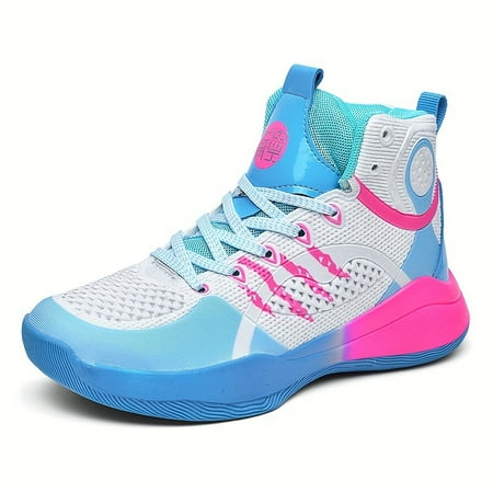 Unisex Kid s Color Block Basketball Shoes Comfy Lace Up Breathable Non Slip Shock Absorption Sneakers For Indoor/Outdoor Training Running Walking
Unisex Kid s Color Block Basketball Shoes Comfy Lace Up Breathable Non Slip Shock Absorption Sneakers For Indoor/Outdoor Training Running Walking