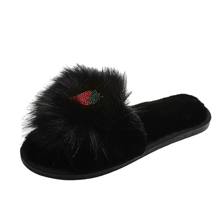 Youmylove Women Slide Slippers Fashion Rhinestone Flat Bottom Large Size Outer Wear Furry Slippers Stylish Female Cozy Daily Walking
Youmylove Women Slide Slippers Fashion Rhinestone Flat Bottom Large Size Outer Wear Furry Slippers Stylish Female Cozy Daily Walking