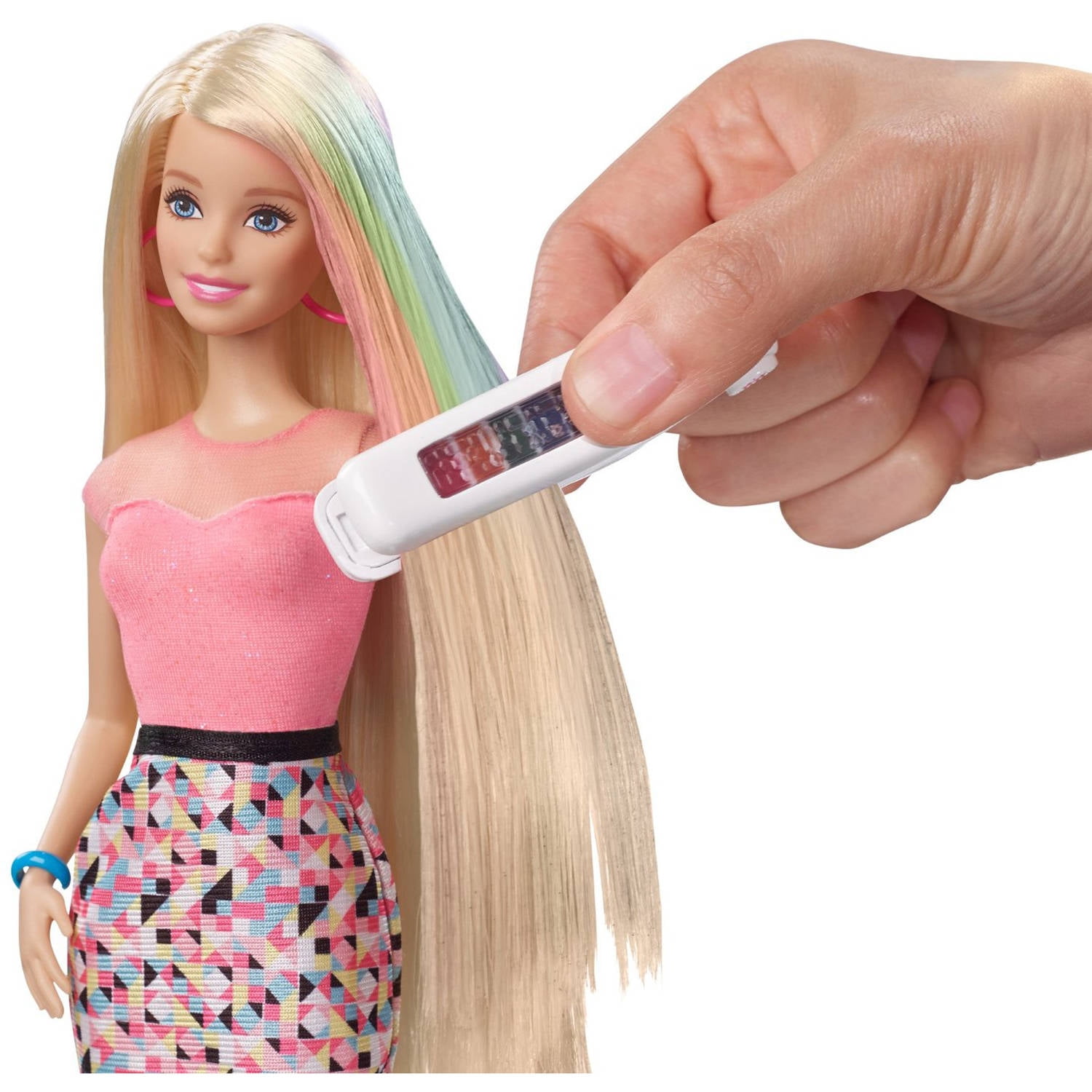 Barbie Rainbow Hair Doll - Walmart.com