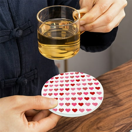 Yedhsi Four Piece Suit Valentine s Day Love Round Placemat Potholder Placemat Bottles
Yedhsi Four Piece Suit Valentine s Day Love Round Placemat Potholder Placemat Bottles