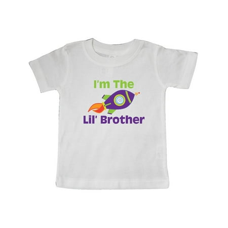 Inktastic Rocket Lil Brother Gift Baby Boy T-Shirt