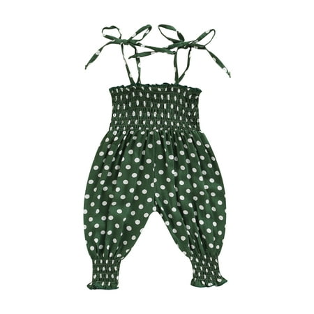 ZIYIXIN Summer Lovely Baby Girls Jumpsuits Polka Dot Printed Strap Sleeveless Lace Up Romper Green 3-6 Months
ZIYIXIN Summer Lovely Baby Girls Jumpsuits Polka Dot Printed Strap Sleeveless Lace Up Romper Green 3-6 Months