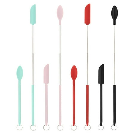 2PCS Kitchen Baking Pastry Silicone Spatula Spoon Easy to Clean Non-stick Kitchen Tool for BBQ Grill Baking Kitchen Cooking Green 2-piece Set
2PCS Kitchen Baking Pastry Silicone Spatula Spoon Easy to Clean Non-stick Kitchen Tool for BBQ Grill Baking Kitchen Cooking Green 2-piece Set