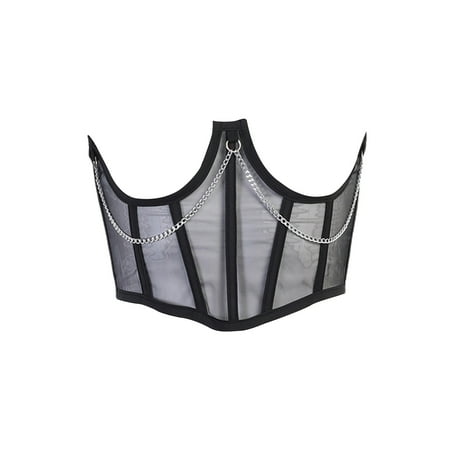 SunHLX Women Corset See Through Bandage Sexy Mesh Lace Up Push Up Bustier for Dating
SunHLX Women Corset See Through Bandage Sexy Mesh Lace Up Push Up Bustier for Dating