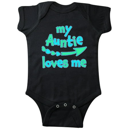 Inktastic My Auntie Loves Me- blue and green arrow hearts Gift Baby Boy or Baby Girl Bodysuit
Inktastic My Auntie Loves Me- blue and green arrow hearts Gift Baby Boy or Baby Girl Bodysuit