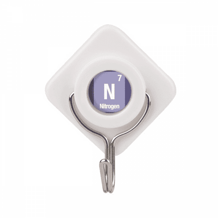 N Nitrogen Checal Element Science Adhesive Wall Hooks Hanging Self Sticky