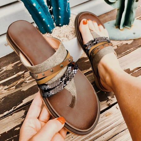 2022 Womens Sandals Flat Comfy Non-Slip PU Leather Footbed Bunion Correction Sandals Ladies Comfort Flip-Flop Suitable for Feet and Plantar Fasciitis
2022 Womens Sandals Flat Comfy Non-Slip PU Leather Footbed Bunion Correction Sandals Ladies Comfort Flip-Flop Suitable for Feet and Plantar Fasciitis