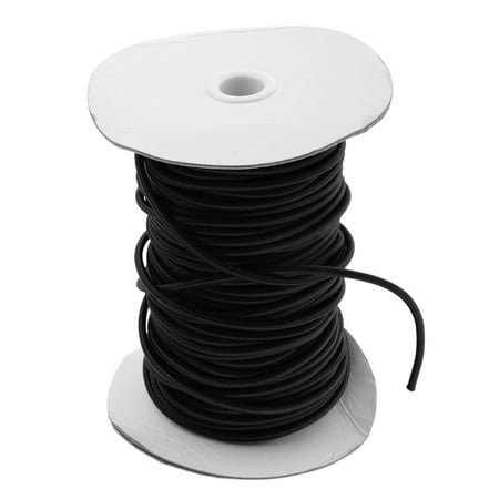4mm Elastic Rope Marine Shock Cord - Roof Racks 50m Black
