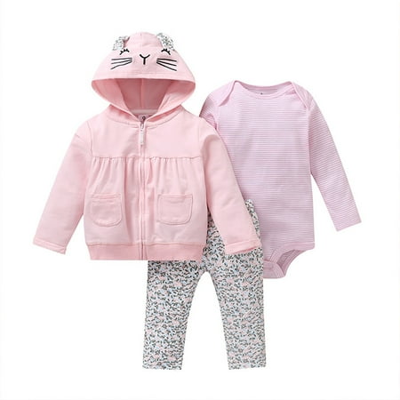 EHTMSAK Infant Baby Toddler Children Girl Boy Pullover Bodysuit and Pants Set Striped Clothing Set Long Sleeve Outfits with Hoodie Pink 6M-2Y 80
EHTMSAK Infant Baby Toddler Children Girl Boy Pullover Bodysuit and Pants Set Striped Clothing Set Long Sleeve Outfits with Hoodie Pink 6M-2Y 80