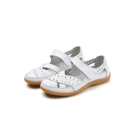 Gomelly Ladies Flats Beach Flat Sandal Ankle Strap Mary Jane Sandals Lightweight Closed Toe Summer Sandals for Women White 4.5
Gomelly Ladies Flats Beach Flat Sandal Ankle Strap Mary Jane Sandals Lightweight Closed Toe Summer Sandals for Women White 4.5