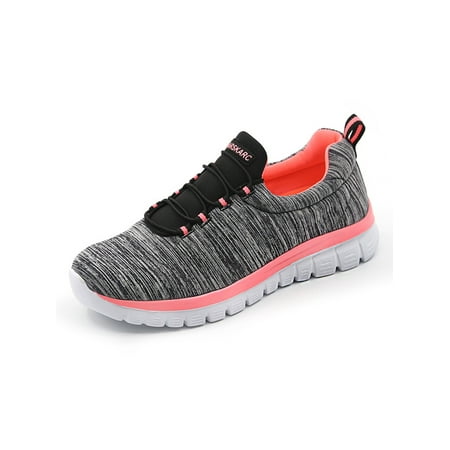 Difumos Women Breathable Lace Up Flats Comfortable Walking Shoes Running Lightweight Black Pink 7.5
Difumos Women Breathable Lace Up Flats Comfortable Walking Shoes Running Lightweight Black Pink 7.5