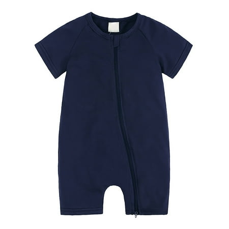 Onesies For Baby Summer Boy And Girl Sleeveless Solid Color Romper Comfortable Home Wear Outfits With Zipper For 18-24 Months
Onesies For Baby Summer Boy And Girl Sleeveless Solid Color Romper Comfortable Home Wear Outfits With Zipper For 18-24 Months