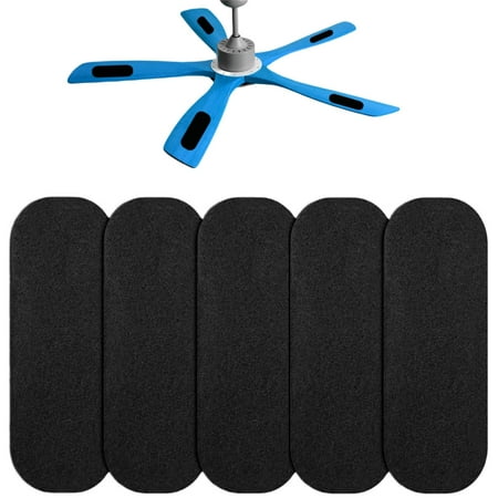 5 Pcs Ceiling Fan Filters for Blades Self Adhensive Activated Carbon Air Filter - Eliminate Odours Slow Down Fan Blade Dust for Common Home Contaminants Black
5 Pcs Ceiling Fan Filters for Blades Self Adhensive Activated Carbon Air Filter - Eliminate Odours Slow Down Fan Blade Dust for Common Home Contaminants Black
