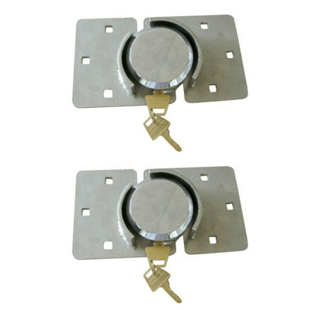 2Pcs 73mm Anti-pry Round Steel Lock With 4.5mm Thick Iron Plated Nickel Base Clasp Container Invisible Beam Lock(As Shown)
2Pcs 73mm Anti-pry Round Steel Lock With 4.5mm Thick Iron Plated Nickel Base Clasp Container Invisible Beam Lock(As Shown)