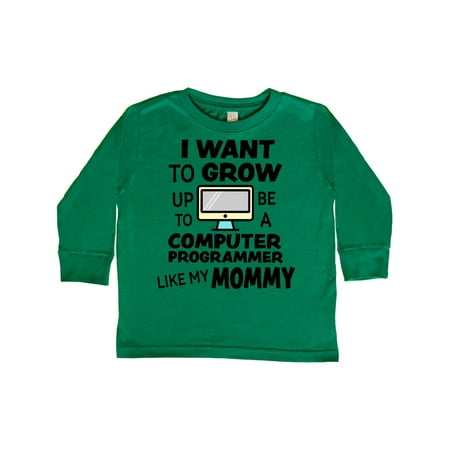 Inktastic I Want To Grow up To Be a Computer Programmer Like My Mommy Gift Toddler Boy or Toddler Girl Long Sleeve T-Shirt
Inktastic I Want To Grow up To Be a Computer Programmer Like My Mommy Gift Toddler Boy or Toddler Girl Long Sleeve T-Shirt