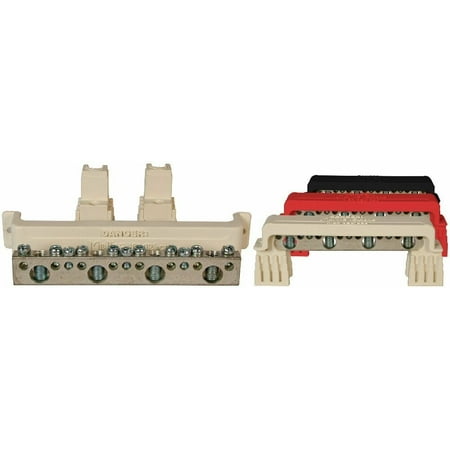 MidNite Solar MNTBB2-15BLK 2/0 Busbar 15 Wire in Black