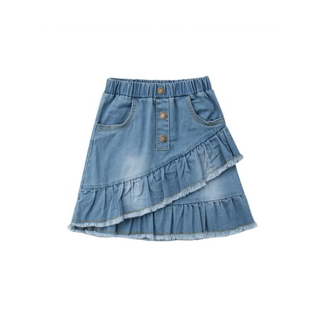 Linlinchuli Toddler Kids Girls Clothing Skirts Summer Blue Denim Mini Tassel High Waist Jeans Skirt
Linlinchuli Toddler Kids Girls Clothing Skirts Summer Blue Denim Mini Tassel High Waist Jeans Skirt