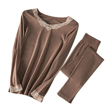 Womens Pajama Sets Women S New Thermal Underwear V-Neck Lace Autumn Clothes Pants Pajamas Set
Womens Pajama Sets Women S New Thermal Underwear V-Neck Lace Autumn Clothes Pants Pajamas Set