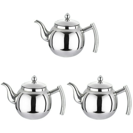 Bestonzon 3pcs Stainless Steel Tea Pot with Strainer Kitchen Decorative Teapot Tea Container for Loose Tea
Bestonzon 3pcs Stainless Steel Tea Pot with Strainer Kitchen Decorative Teapot Tea Container for Loose Tea