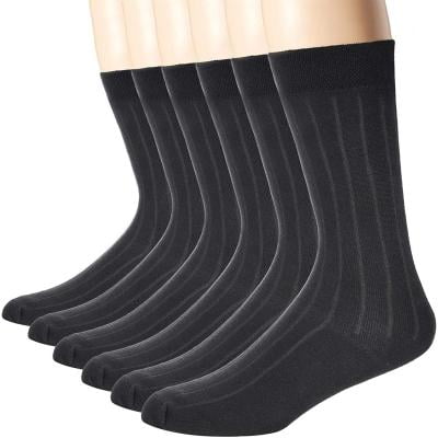 Men s Premium Black Cotton Formal Socks - 6 pairs of classic business and casual socks sweat absorbent durable crew socks
Men s Premium Black Cotton Formal Socks - 6 pairs of classic business and casual socks sweat absorbent durable crew socks