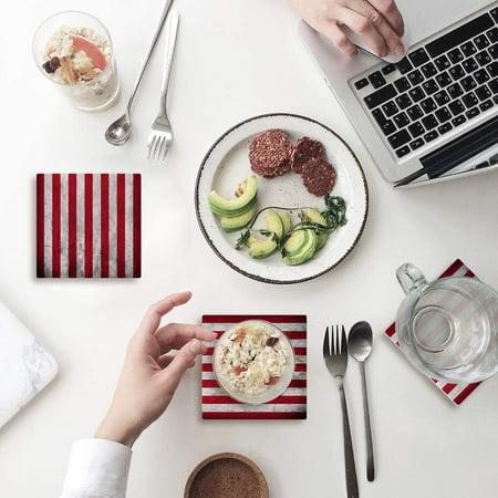 KXMDXA American Flag Set of 8 Coaster for Drinks Absorbent Ceramic Stone Coasters Cup Mat with Cork Base for Home Kitchen Room Coffee Table Bar Decor
KXMDXA American Flag Set of 8 Coaster for Drinks Absorbent Ceramic Stone Coasters Cup Mat with Cork Base for Home Kitchen Room Coffee Table Bar Decor