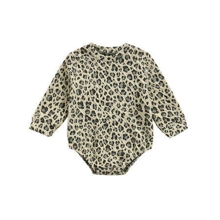 Sunisery Toddler Newborn Infant Baby Girl Romper Leopard Long Sleeve Jumpsuit Autumn Spring Clothes Outfits Apricot 0-6 Months
Sunisery Toddler Newborn Infant Baby Girl Romper Leopard Long Sleeve Jumpsuit Autumn Spring Clothes Outfits Apricot 0-6 Months