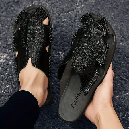 Men s Solid Close Toe Rubber Sole Out Sandals Comfy Non Slip Breathable Beach Water Shoes For Men s Outdoor Activities water shoes beach shoes men
Men s Solid Close Toe Rubber Sole Out Sandals Comfy Non Slip Breathable Beach Water Shoes For Men s Outdoor Activities water shoes beach shoes men