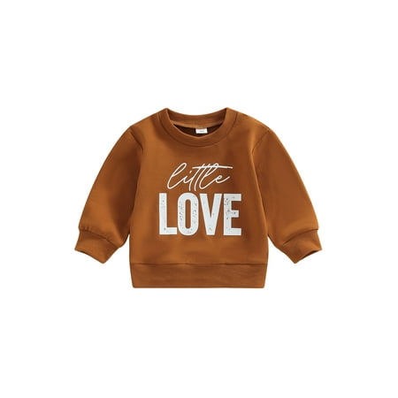 Toddler Baby Boy Girl Crewneck Sweatshirt Top Infant Love You Shirt Baby Valentine s Day Clothes
Toddler Baby Boy Girl Crewneck Sweatshirt Top Infant Love You Shirt Baby Valentine s Day Clothes