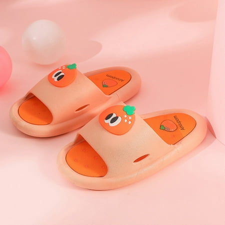 Cathalem Child Slippers New Children Sandals And Slippers Soft Sole EVA Middle Cushion Cute Fruit Indoor And Slipper for Girls Orange 5.5 Years
Cathalem Child Slippers New Children Sandals And Slippers Soft Sole EVA Middle Cushion Cute Fruit Indoor And Slipper for Girls Orange 5.5 Years