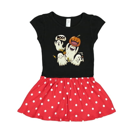 Inktastic Halloween Ghosts Gift Toddler Girl Dress