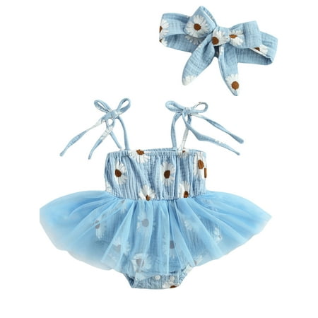 Livingsenburg Infant Baby Girls Strap Romper Daisy Printed Tutu Jumpsuit Outfits
Livingsenburg Infant Baby Girls Strap Romper Daisy Printed Tutu Jumpsuit Outfits