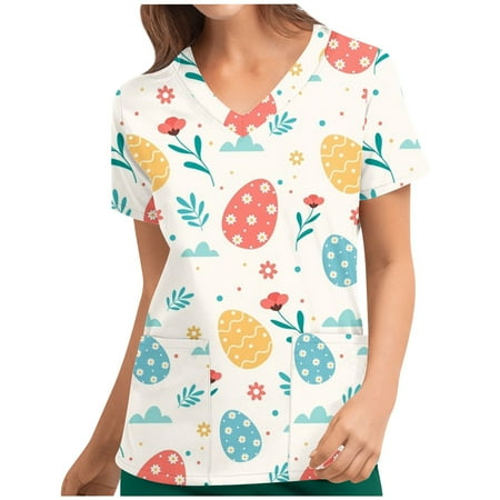 Samickarr Nursing Uniform For Womens Scrubs Tops Color Casual Working Uniform With Pocket V-Neck Work Utility Safety Tops Nursing Worker Protective Clothing Top
Samickarr Nursing Uniform For Womens Scrubs Tops Color Casual Working Uniform With Pocket V-Neck Work Utility Safety Tops Nursing Worker Protective Clothing Top